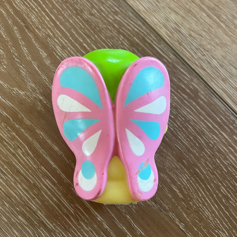 Vintage Playskool Glo Friends Glo Butterfly Finger Puppet Toy - Picture 3 of 5